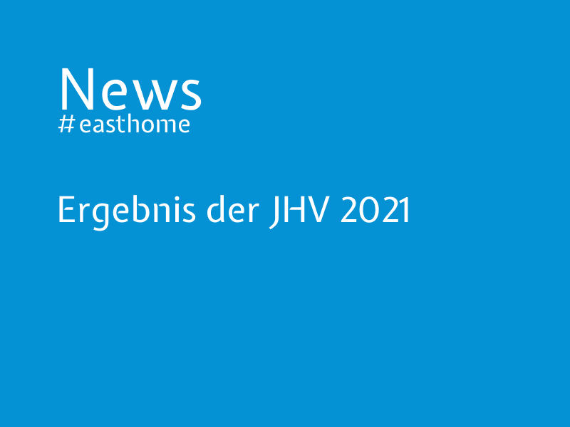 Ergebnis der JHV 2021